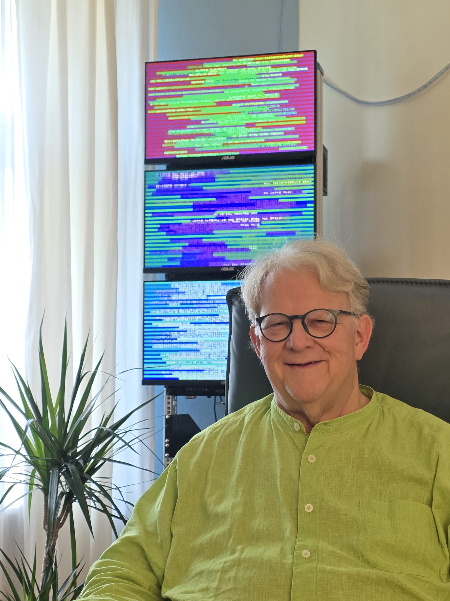 Dr. med. Albin Perz im EES Raum
